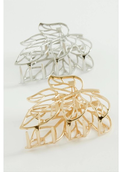 Yaprak Metal Mandal Toka 7 cm