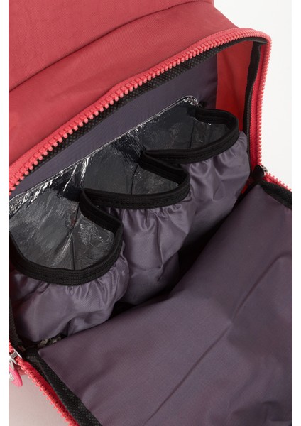 Moyaa Krinkıl Kumaş Anne Bebek Bakım Sırt Çantası Biberon Termos Gözlü Puset Askılı