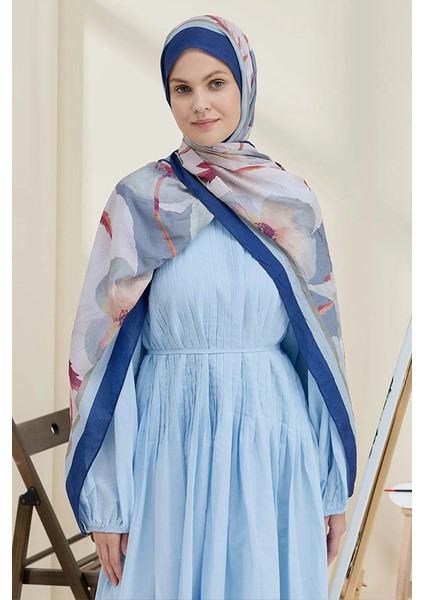 Gelincik Desen Bambu Şal