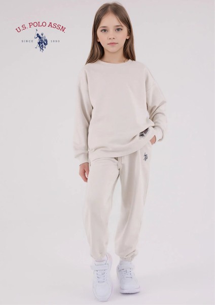 Kız Çocuk Lisans Detaylı & Pamuklu Eşofman Takımı L1.USP.230.0.001 fiyatları