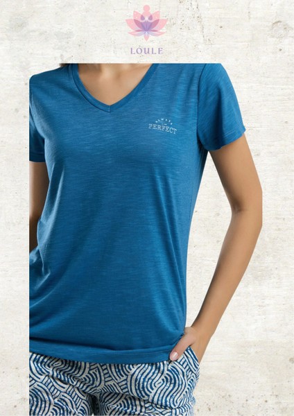 Kadın Giyim Kısa Kol Pijama Takımı L1.AR.320.9.001 fırsatları