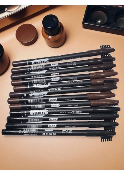 12’li Pastel Renk Dudak ve Kaş Kalemi Seti – Çok Amaçlı Profesyonel Makyaj Kalemleri