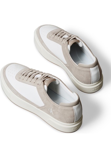 Beyaz - Krem Erkek Sneaker Basket Cupsole Laceup Lth-Su indirimleri