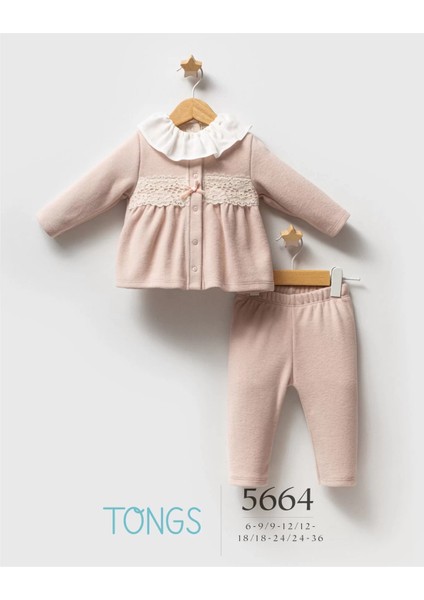 Litaetrend Tongs Turk Lace Dream 3'lü Takım 5664 Pudra