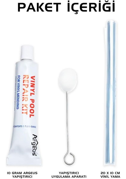 Bot Tamir Kiti (Şişme Bot, Şişme Havuz, Şişme Yatak) modelleri