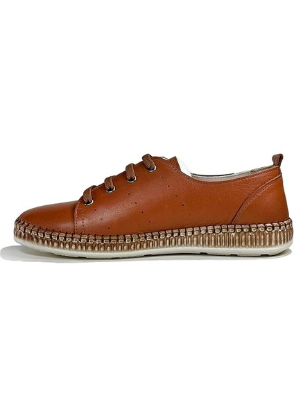 Kadın Hakiki Deri Espadril, Taba, Örgü Taban, Günlük Ayakkabı fiyatları