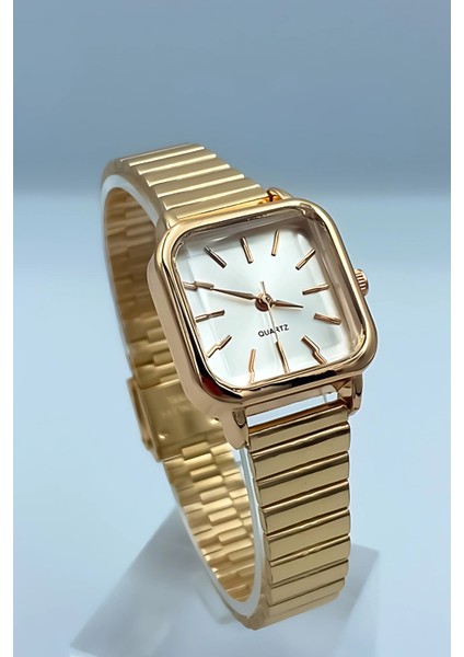Kare Minimal Zarif Kol Saati & Gold Klasik Saat, Vintage Kadın Saat modelleri