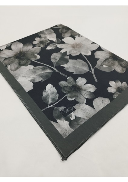 Lux Fransız Şifon Özel Seri Şal (Çiçek Desen, Premium, Orjinal, Yeni Koleksiyon, Yüksek Kalite, Tesettür Giyim)