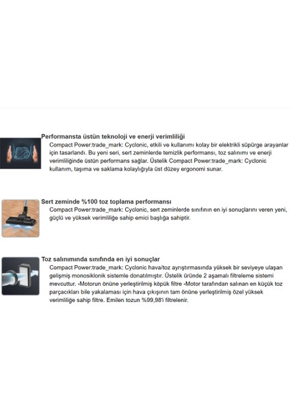 750W Compact Toz Torbasız Elektrikli Süpürge + Buharlı Düzleştirici Ütü fırsatları