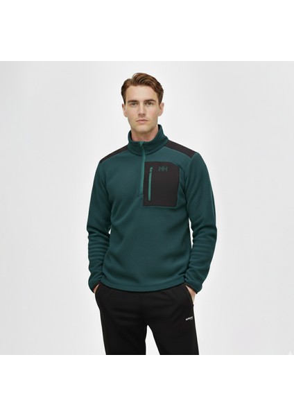 Polar Block Erkek Yeşil Sweatshirt