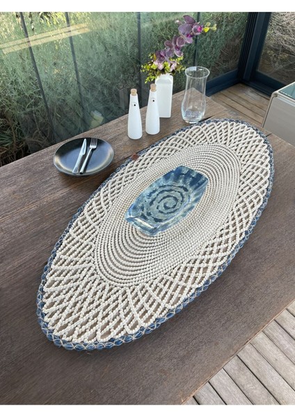 Tekstil Runner - 1 Adet - 110 x 55 cm Beyaz fiyatları