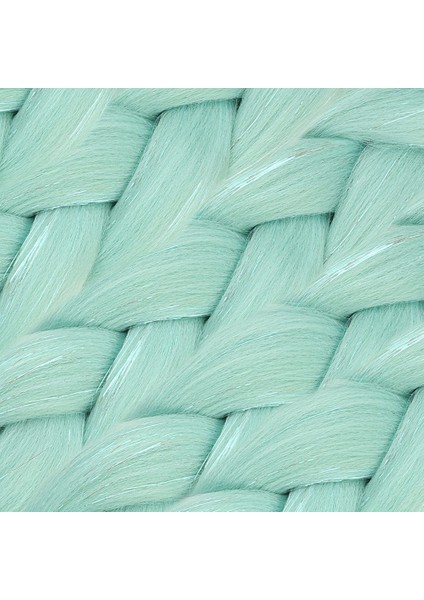 Simli Su Yeşili Örgülük Saç 100 Gr. fiyatları