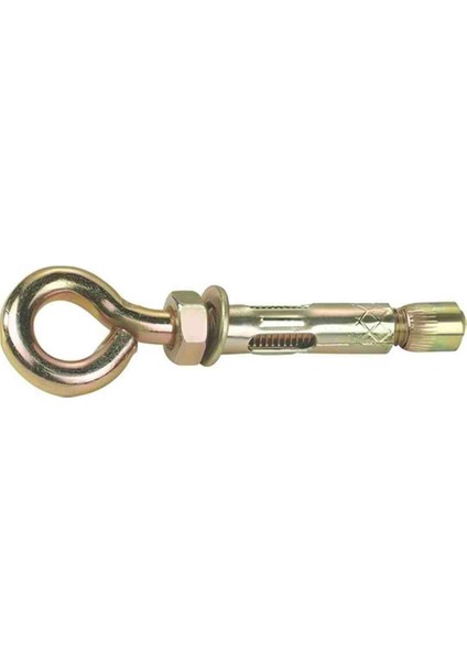 Kapalı Kancalı Çelik Dübel M10X60 Salıncak Boks Torbası Asma Aparatı