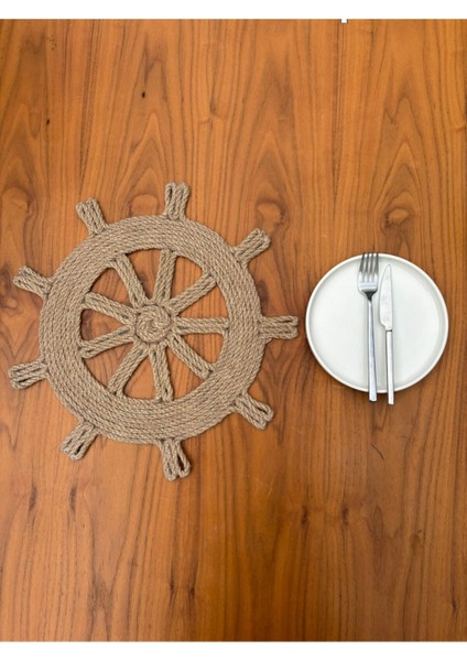 Tekstil Rustik Tarz Jüt Ip Dümen Model Amerikan Servis – El Yapımı, Leke Tutmaz Sofra Aksesuarı