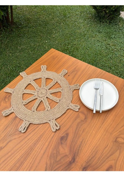 Tekstil Rustik Tarz Jüt Ip Dümen Model Amerikan Servis – El Yapımı, Leke Tutmaz Sofra Aksesuarı fırsatları