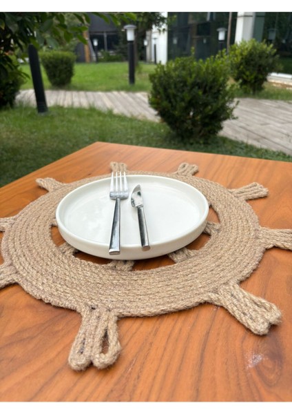 Tekstil Rustik Tarz Jüt Ip Dümen Model Amerikan Servis – El Yapımı, Leke Tutmaz Sofra Aksesuarı