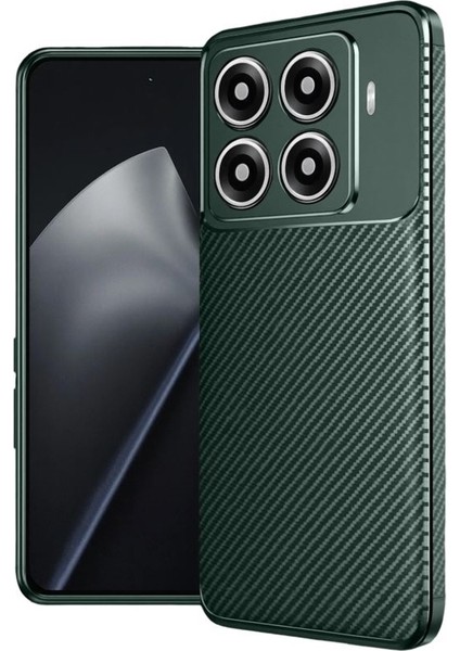 Xiaomi 15T Pro Kılıf Negro Karbon Desen Silikon