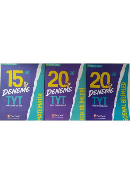 Fencebir Yayınları Matematik+Sosyal+Fenbilimleri 3 Lü Deneme
