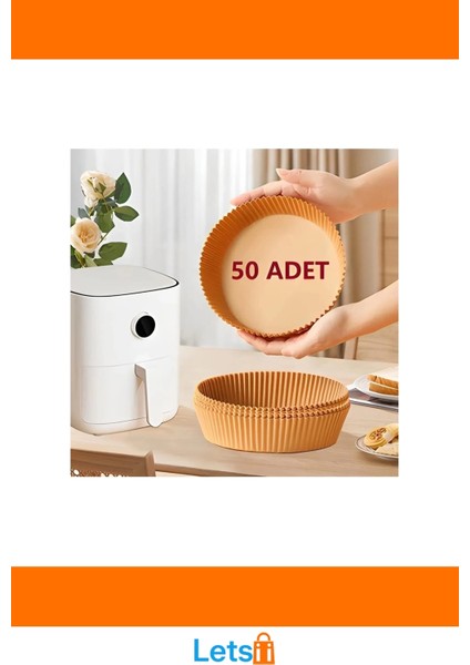 Fritöz Pişirme Kağıdı 50 Adet Yağsız ve Yapışmaz modelleri