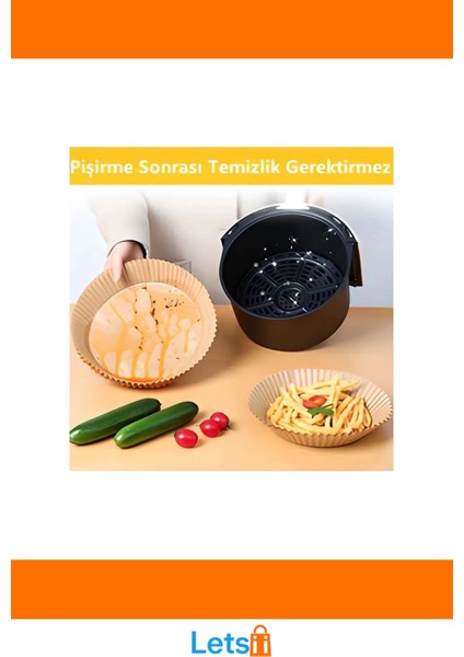 Fritöz Pişirme Kağıdı 50 Adet Yağsız ve Yapışmaz indirimleri
