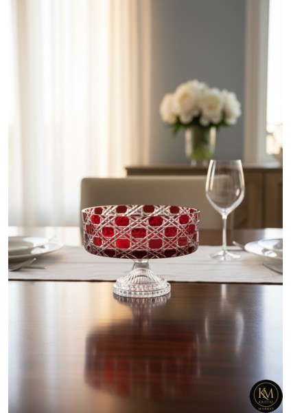 Kristal Dekor Petek Sofra Sunum Kasesi