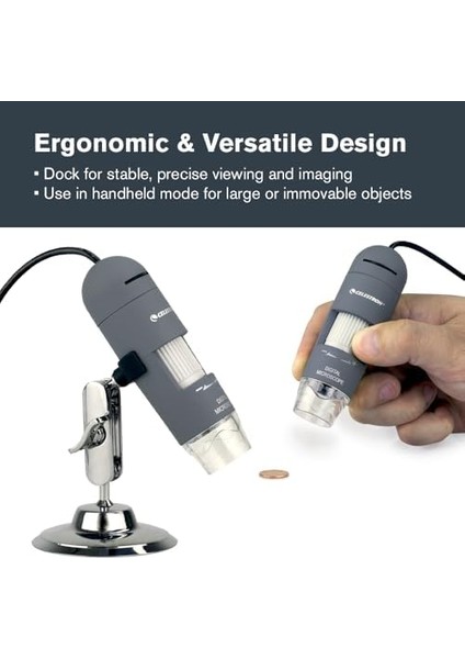 44302-C Deluxe Dijital El Mikroskobu Gri fiyatları