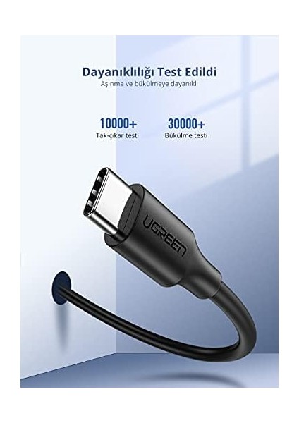 Type-C To Type-C Hızlı Şarj ve Data Kablosu, 1.5 Metre, Beyaz modelleri