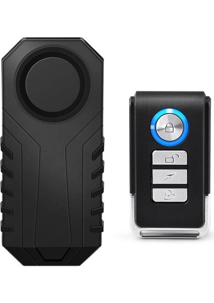 Motosiklet Bisiklet Alarmı Uzaktan Kumandalı 113DB Su Geçirmez Kablosuz Hırsızlık Koruması Alarm Bisiklet Araba Scooter Pilli