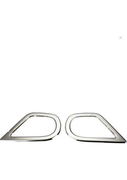 Renault Clio-4 SW Uyumlu Sis Far Çerçevesi Krom 2 Parça 2018 Ve Sonrası Modeller İçin indirimleri