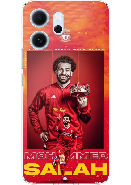 Oppo Reno 14F Uyumlu Salah King Kral Tasarımlı Baskılı Silikon Kılıf