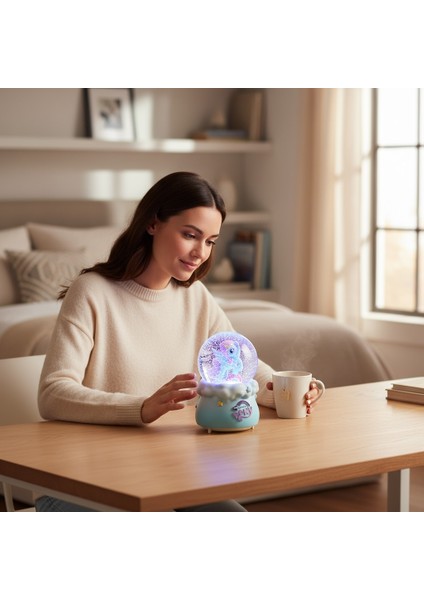 My Little Pony Unıcorn Büyük Boy Püskürtmeli Müzikli Işıklı Kar Küresi fırsatları