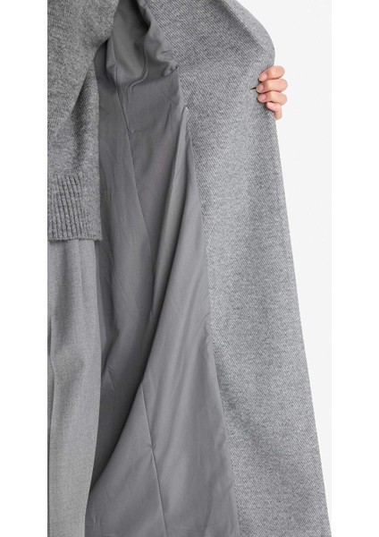 Regular Fit Düğmeli Kaşe Uzun Kaban F1215AX25WN fırsatları