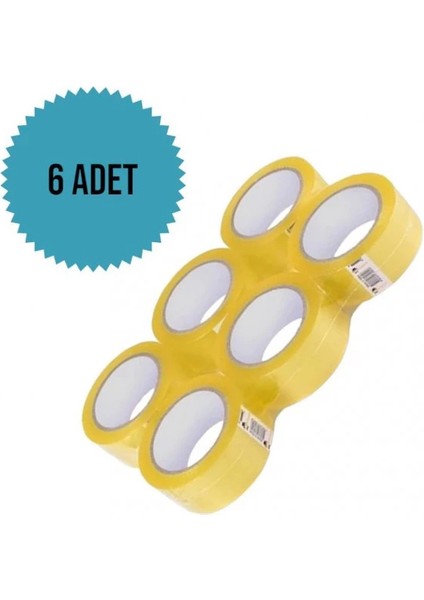 Koli Bandı 45MM x 100 Metre 24 Adet Kopmayan Güçlü Koli Bandı