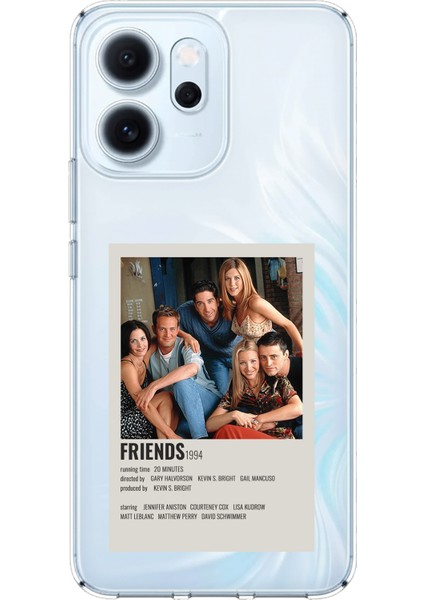 Oppo Reno 14F Uyumlu Friends Mini Poster Tasarımlı Baskılı Silikon Kılıf