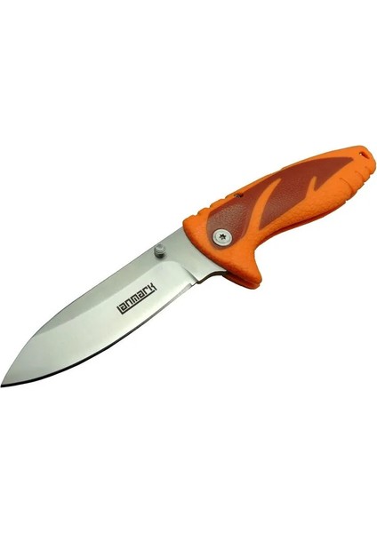 Eco Lounge Lanmark Fx 11 Turuncu Kamp Çakı 20 cm - Kauçuk Sap, Manuel Açılma