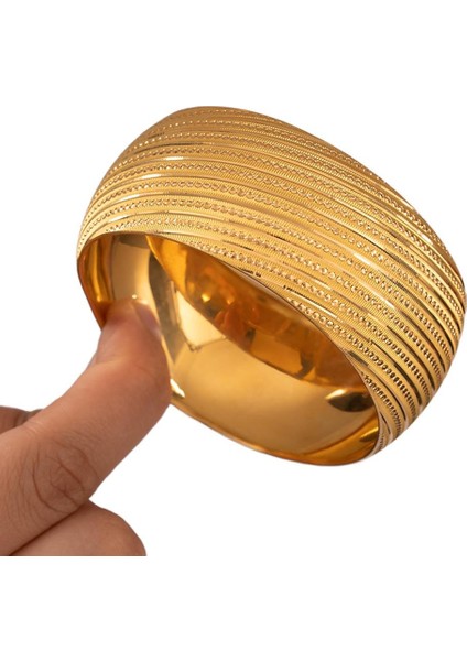 40 Gram (Gr) 40MM Nokta Parlak Model Mega Bilezik 22 Ayar Yatırımlık Işçiliksiz indirimleri