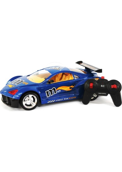 Famous Car Uzaktan Kumandalı Şarjlı Araba Full Fonksiyon Mavi / Lacivert Büyük Boy fırsatları