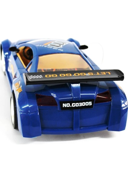 Famous Car Uzaktan Kumandalı Şarjlı Araba Full Fonksiyon Mavi / Lacivert Büyük Boy