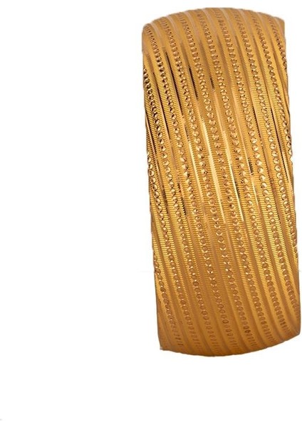 40 Gram (Gr) 40MM Nokta Parlak Model Mega Bilezik 22 Ayar Yatırımlık Işçiliksiz