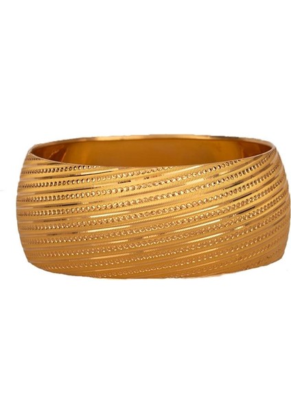 40 Gram (Gr) 40MM Nokta Parlak Model Mega Bilezik 22 Ayar Yatırımlık Işçiliksiz