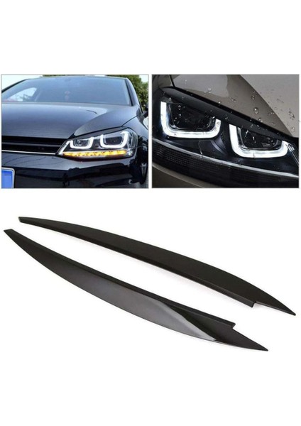 Volkswagen Golf 7 Ön Far Kaşı Piano Black 2013-2020 modelleri