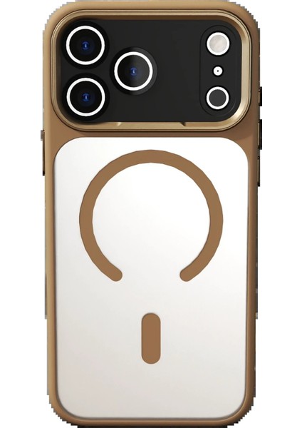 CPT05 Apple iPhone 17 Pro Max Hazar Magsafe Kapak - Gold indirimleri