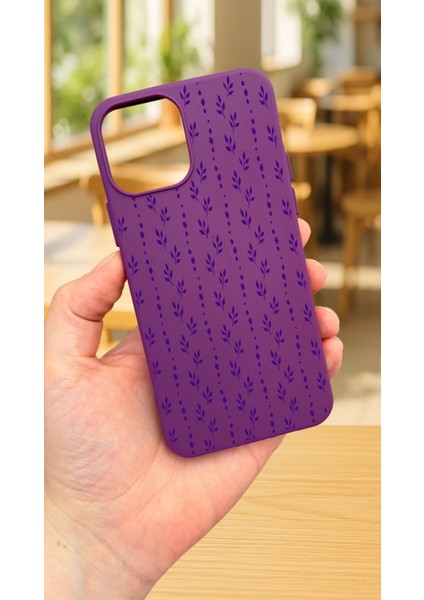iPhone 13/14 - Sarmaşık Desenli Silikon Darbe Emici Klasik Korumalı Rubber KILIF277