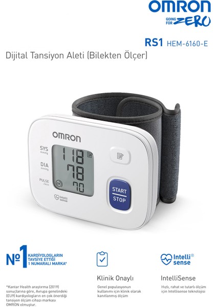 Omron Rs1 Bilek Tipi Dijital Tansiyon Aleti fiyatları