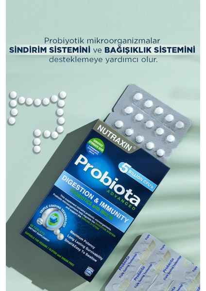 Nutraxin Probiota Advanced 60 Tablet 2 Adet fiyatları