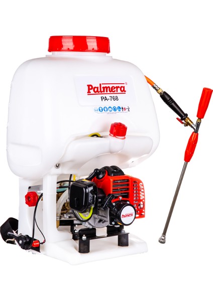 PA-768 Eur5 2t Sırt Ilaçlama Makinesi 1hp 25LT Yüksek Basınçlı fırsatları