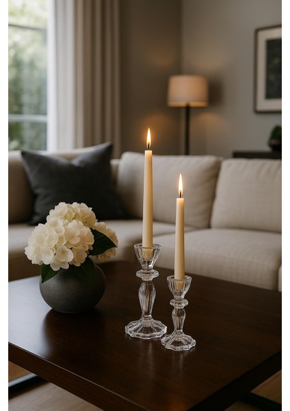 2’li Kristal Cam Şamdan Seti modelleri