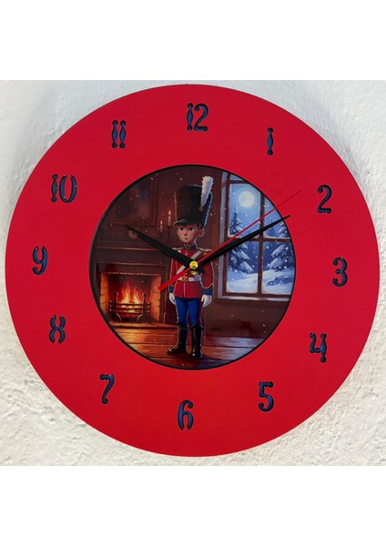 Kişiye Özel Isimli Kurşun Asker Çocuk Odası Duvar Saati | Epoksi Resimli & Rakamlı | 35 cm fiyatları