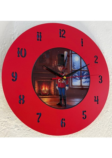 Kişiye Özel Isimli Kurşun Asker Çocuk Odası Duvar Saati | Epoksi Resimli & Rakamlı | 35 cm fırsatları