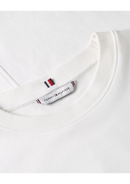 Modern Interlock Boxy Ss Tee Kadın Beyaz T-Shirt - WW0WW47458 fiyatları